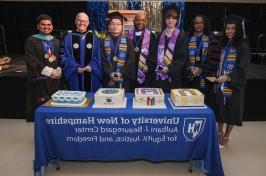 Attendees at 的 Beauregard Center graduation